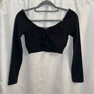 Victoria Secret Black Long Sleeve Women's Top